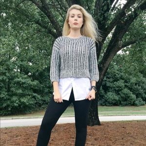 Thakoon Mock-Layer Boatneck Sweater